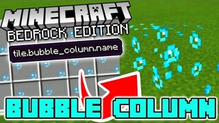 Cursed Block #7: BUBBLE COLUMN BLOCKS | Minecraft Bedrock