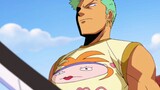 Zoro is so handsome that he saves his "family" and is worthy of being a big brother!
