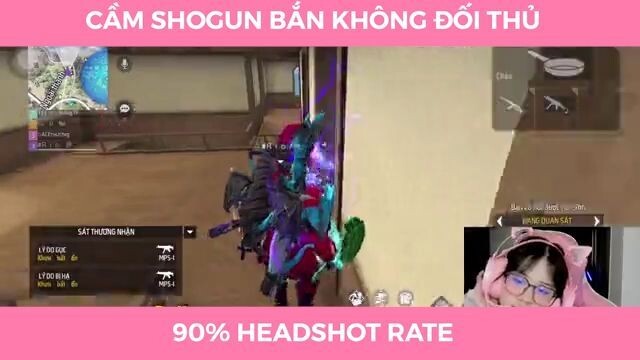 Cầm shotgun bắn không đối thủ