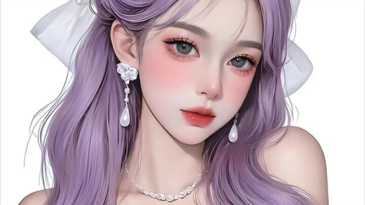 🔞Rambut Ungu Lebih Menggoda Daripada Rambut Biru💦💦😵😵