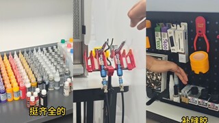 这样的条件应该多少钱？这么豪横的模型喷涂间 现在居然不要钱可以体验了 剪钳、胶水、喷笔、水帘、新风、烘干箱、3D打印机 各种设备应有尽有 只有你想不到