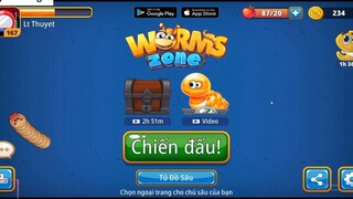 Worms Zone.io #003 Game of earthworms - Rắn Săn Mồi, rắn hyền thoại, kịch tính _