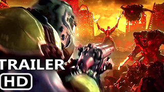 ตัวอย่างอย่างเป็นทางการของ DOOM 2 (2019) E3 Doom Eternal Game HD