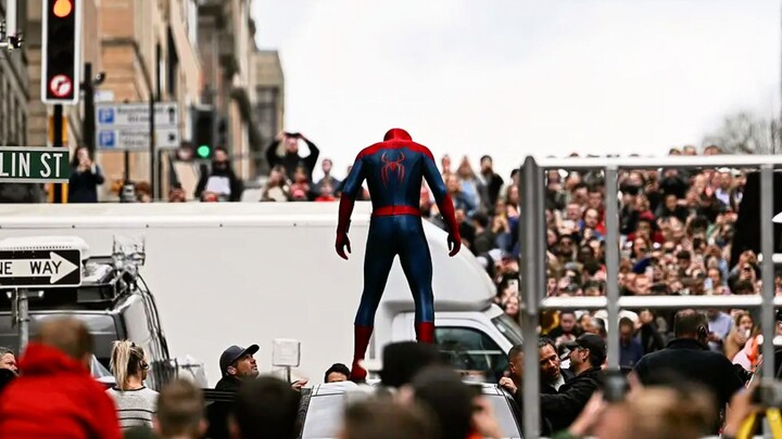 “At this moment, Spider-Man is back in action!”