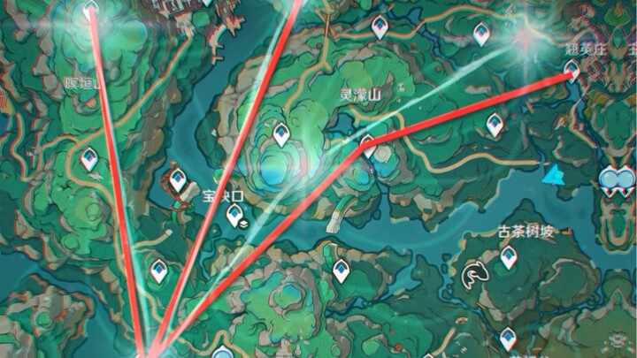 "Titik jangkar Lembah Chenyu terhubung ke..."