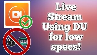 Paano makapag Stream gamit ang low specs na Android at Computer without using OBS/StreamLabs