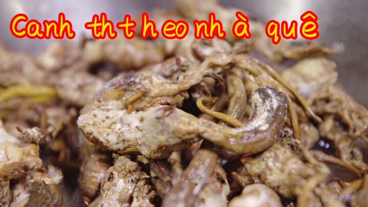 Canh thịt heo nhà quê