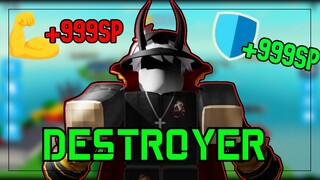 GETTING DESTROYER STATUS IN SUPER POWER FIGHTING SIMULATOR