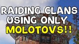 I Raided a clan in Rust using only Molotovs! 😂🔥🔥#shorts #funnymoments #rust