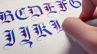 Gothic handwriting｜Old English capital letters