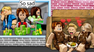 ROBLOX Brookhaven 🏡RP - FUNNY MOMENTS: Peter Has Unhappy Life With Rich Family
