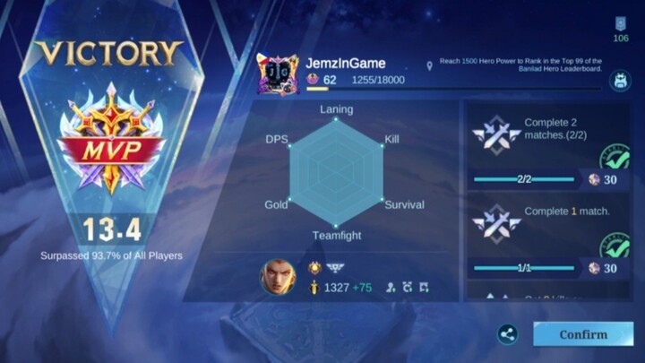 Pina Mage role ako ng ML | Valir on Golden turret Map| Mobile Legends