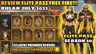 FULL REVIEW ❗️BOCORAN ELITE PAS FREE FIRE BULAN JULY 2022!!! ELITE PASS SEASON 50 - KULGAR