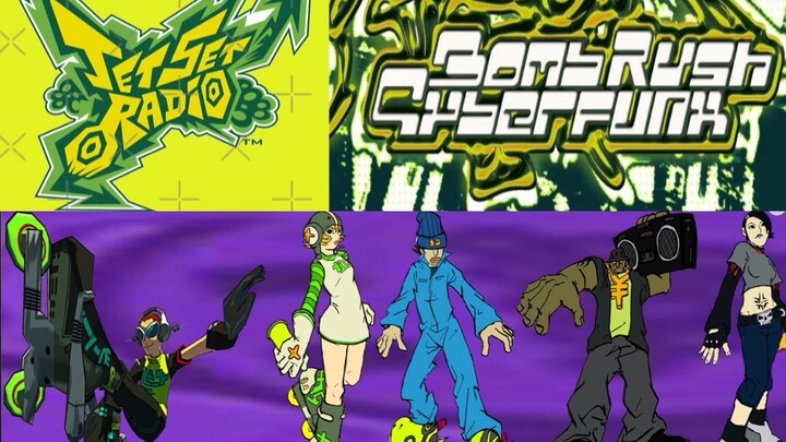 Jet Set Radio & Bomb Rush Cyberfunk