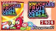 Knuckles Fruit Loops Cereal