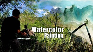 Watercolor Painting || Explore Indonesia