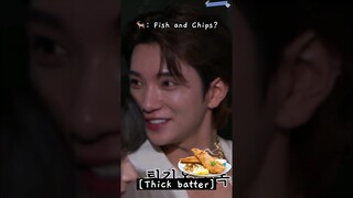 joshua calling s.coups team "fish and chips" instead of "hand and chips" 😭😂🤣 #GOING_SVT