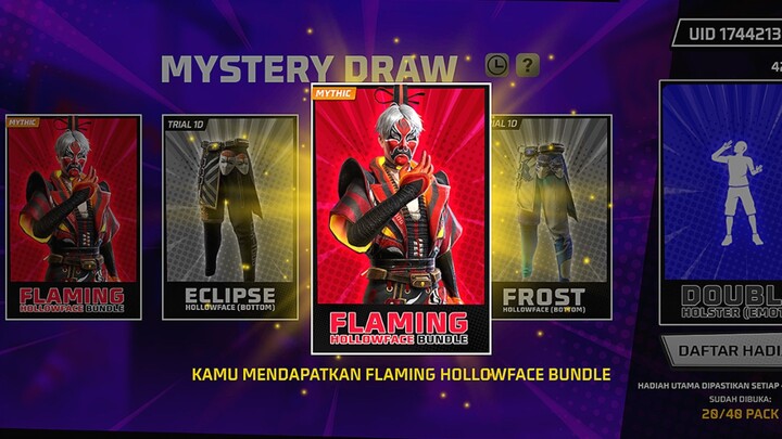 Spin Mystery Draw Fase 3 Flaming Hollowface