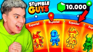 ¡COMPRANDO TODAS LAS SKIN LEGENDARIAS DE STUMBLE GUYS! *me quede pobre*