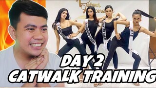 ATEBANG REACTION | DAY 2 PUTERI INDONESIA 2022 CATWALK TRAINING STANDOUTS #puteriindonesia2022