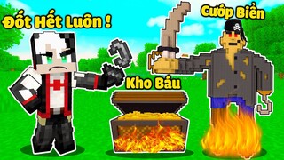 REDHOOD THỬ THÁCH SINH TỒN BÊN TRONG CƠ THỂ CƯỚP BIỂN TRONG MINECRAFT*MỀU SỐNG TRONG RƯƠNG KHO BÁU