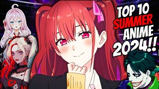 Top 10 Most Anticipated New Anime of Summer 2024