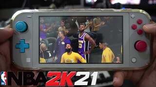 NBA 2K21 on Nintendo Switch Lite