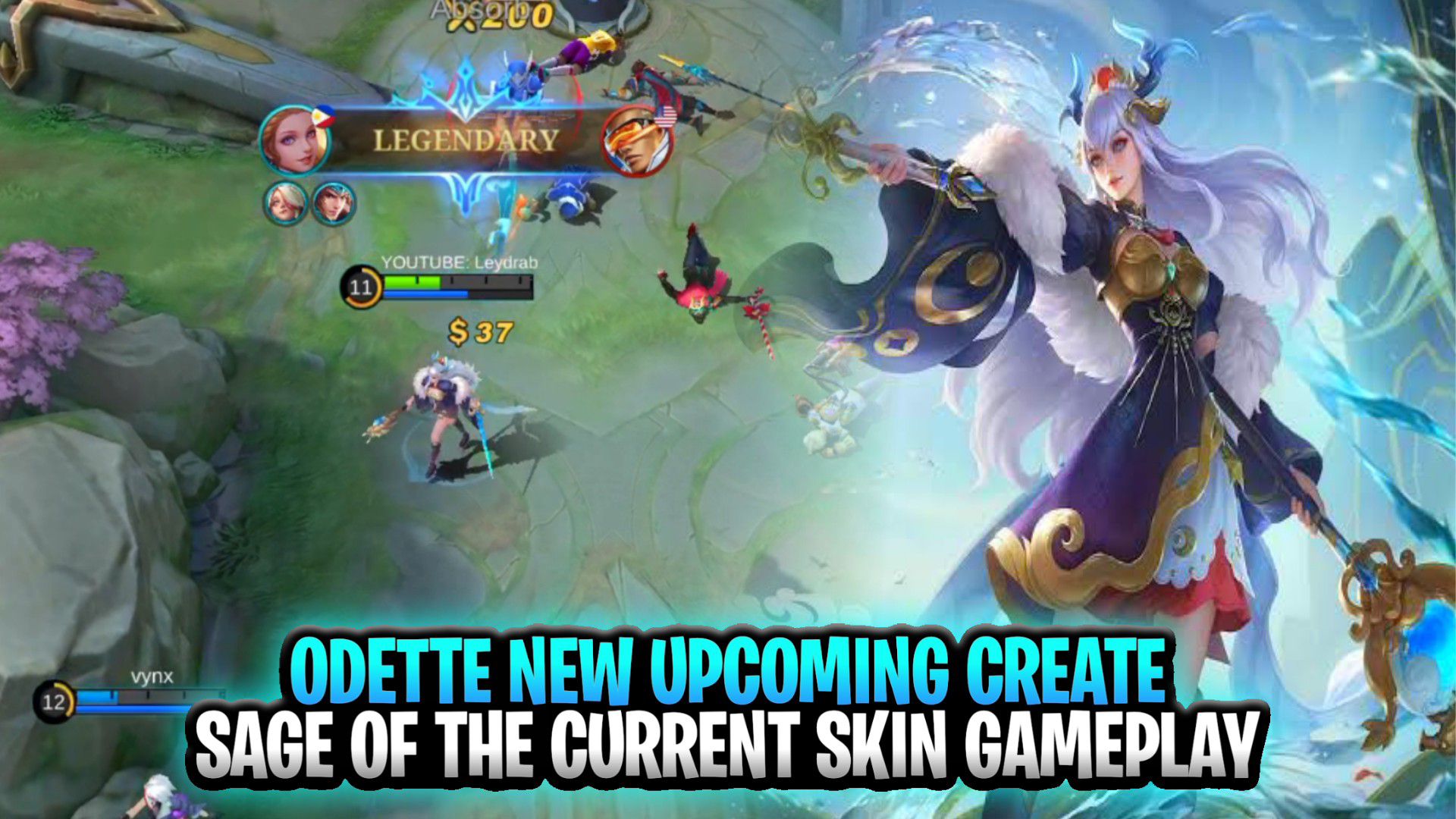 Odette Revamp , New Revamped Odette Gameplay - Mobile Legends Bang Bang -  BiliBili