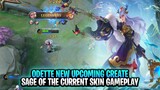 Odette New Upcoming Create Skin Sage Of The Current Gameplay | Mobile Legends: Bang Bang