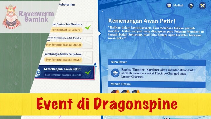 Event Baru di Dragonspine Tembus 1Juta Score!!!
