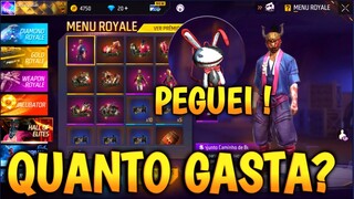 PEGANDO PASSE SAKURA NO EVENTO? NOVO ROYALE COM OS PASSES ANTIGOS DE VOLTA, NOVO EVENTO FREE FIRE