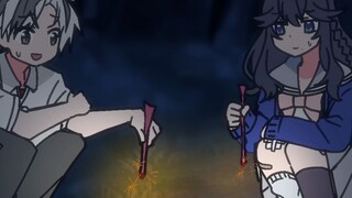 【ふちさんじ】Musim panas akan segera tiba. Pertunjukan kembang api kecil diadakan sepulang sekolah [Komik]