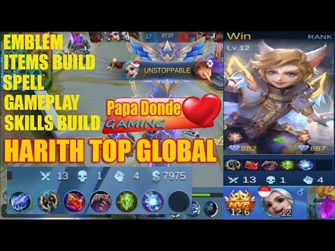 Harith Lightborn Gameplay - Score (13-1-4) Top Global OK.LEEB - Mobile Legend 2020-FEB