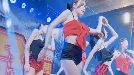 Folk street dance art