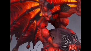 【elminiaturista】Warhammer 40K: Angron the World Eater's wings and muscle lines painted