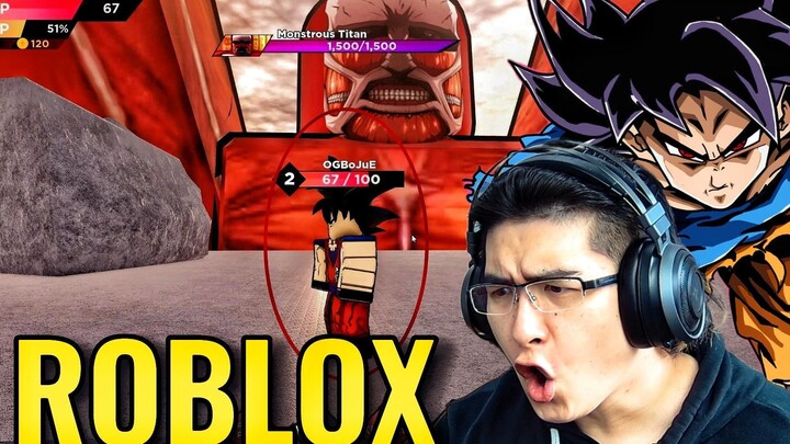 ROBLOX 悟空vs超大巨！？
