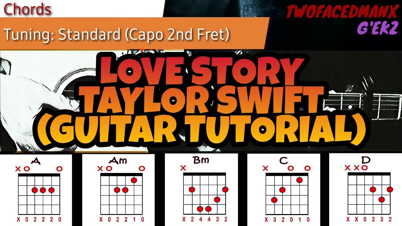 taylor swift love story guitar chord