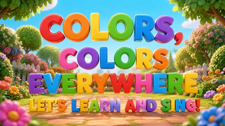 Learn Colors for Kids | Colors Song for Preschool | Red, Blue, Yellow & More! 🎵