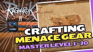 Panduan Lengkap Equipment Crafting Menace Gear ( ML 1 - 20 ) | Ragnarok Online 2 (RO2)