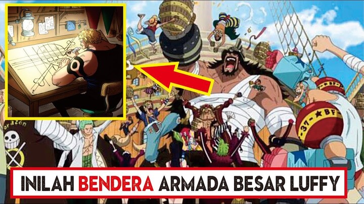 Siap Ke WANO!! Bellamy "Telah Membuat" Bendera Armada Topi Jerami ( One Piece )