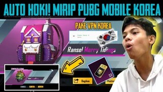 Auto Hoki! Gacha Premium Crate Pake VPN Korea Kehokian Mirip PUBGM KOREA | Pubg Mobile