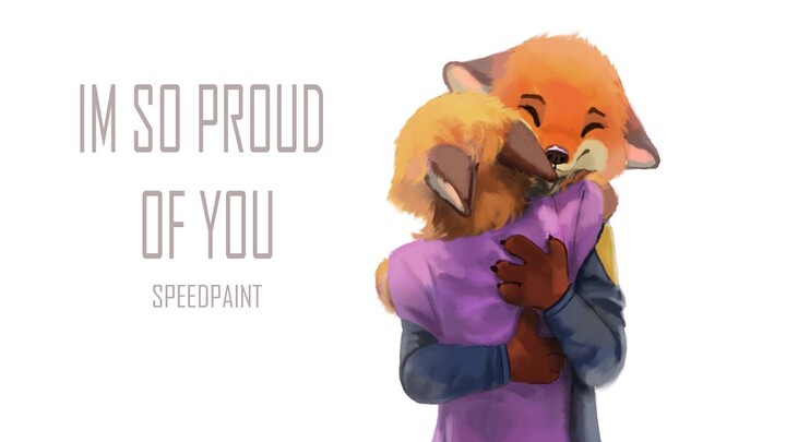 I'm so proud of you ||| Zootopia Fanart ||| SPEEDPAINT