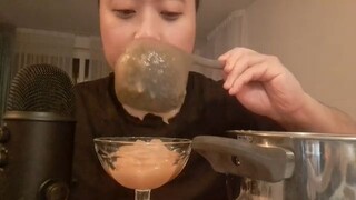 ASMR Applesauce 🍎 + Finger Licking ~ INTENSE TINGLES