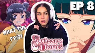 OH MY GOD? 😣│The Apothecary Diaries Episode 8 Reaction