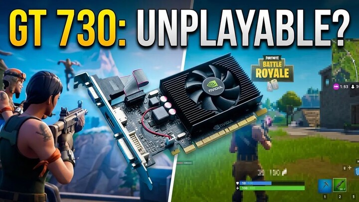 Fortnite Broke My Old PC... (GT 730 Budget Test)