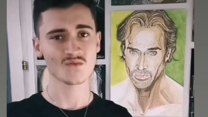 ภาพวาดตัวละครต้านไม่ไหวของมหาบารมีวัง