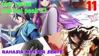 Alur Cerita Martial Peak S1 Part 11 : Rahasia Master Sekte