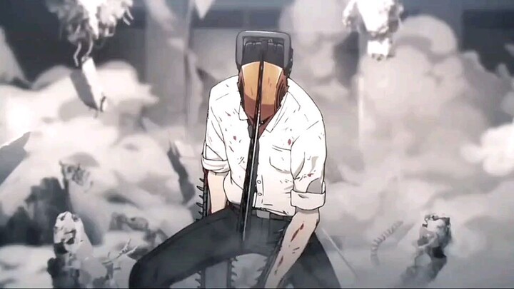 Moment Denji Badas Melawan Monster Kelelawar 😈||Anime Chainsaw