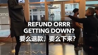 Ticket seller: "You think I've never watched cartoons, huh?"