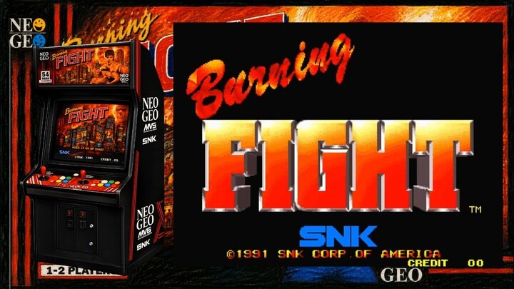 BURNING FIGHT (NEO GEO)GAMEPLAY NEO GEO CLASSIC ARCADES.